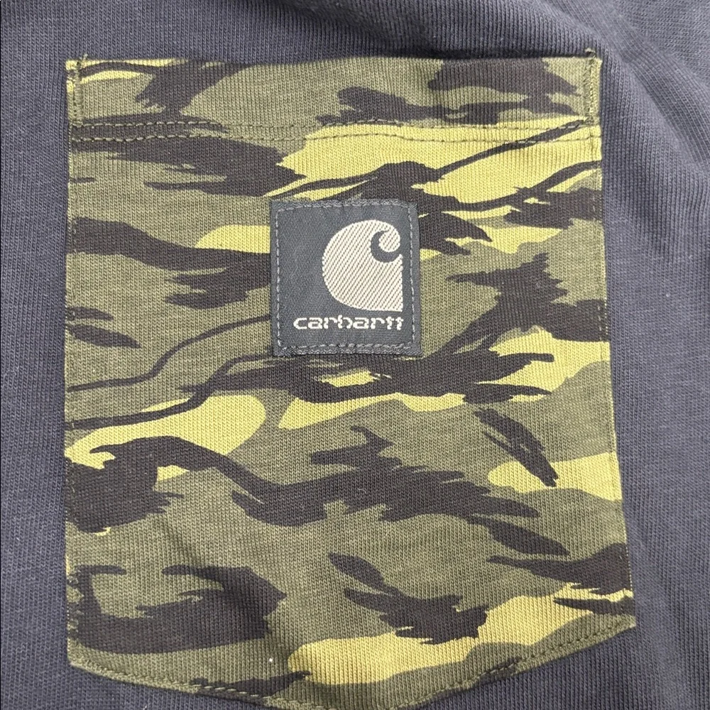 Carhartt Kids Youth Short Sleeve Camo Camouflage Pocket Tee Shirt‎ Large NWT